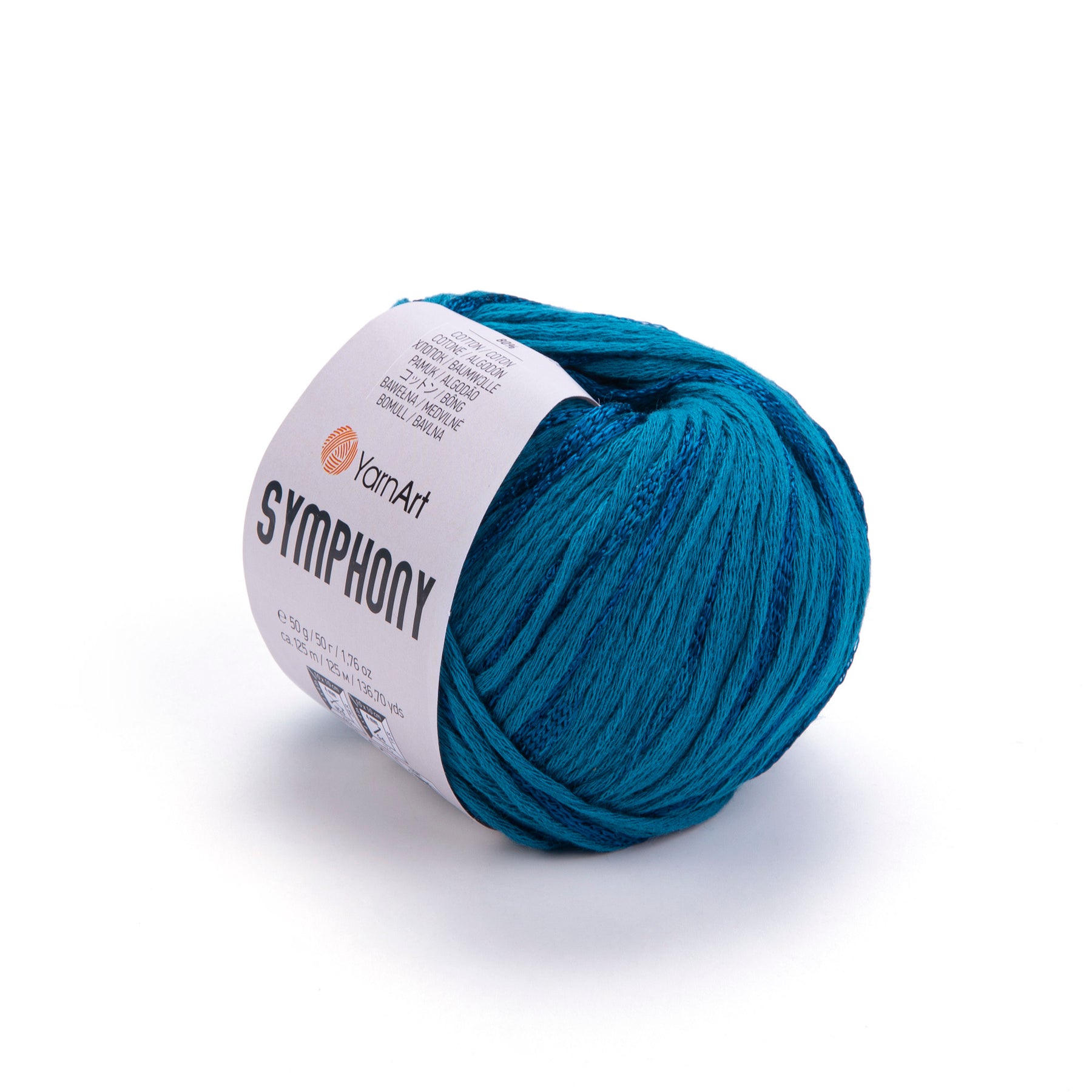 סימפוניה חוטי כותנה עם ויסקוזה SYMPHONY 50g/125m