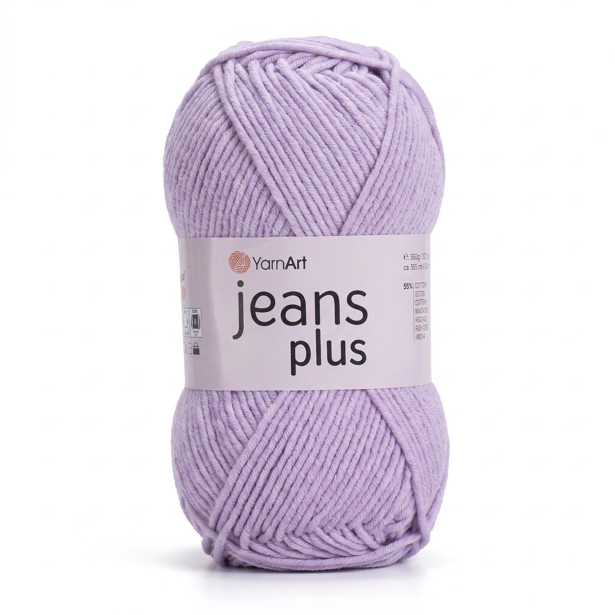 חוטי כותנה לסריגת תיקים, בובות ושמכות JEANS PLUS 100g/160m