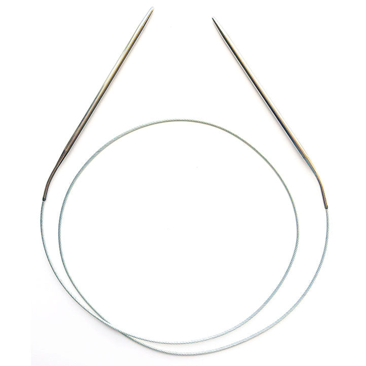 מסרגות עגולות מתכת 2-6 מ״מ אורך 100 ס״מ