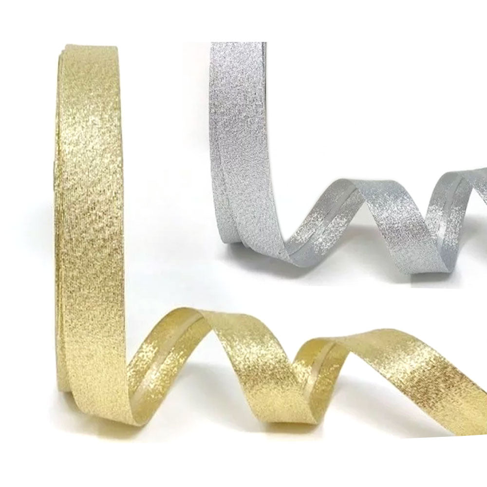 אלכסון זהב/כסף לגימור קצוות הבד