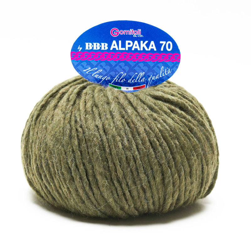 צמר אלפקה עבה 50g/80m Alpaka 70