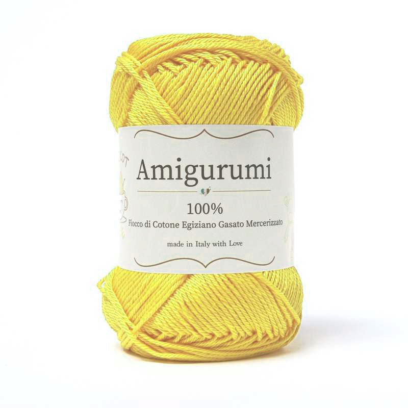 חוט כותנה מבריקה ואיכותית לסריגת בובות וחולצות 50g/136m AMIGURUMI
