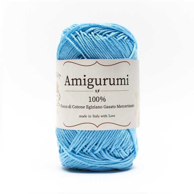 חוט כותנה מבריקה ואיכותית לסריגת בובות וחולצות 50g/136m AMIGURUMI