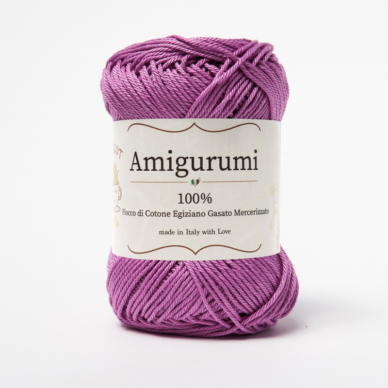 חוט כותנה מבריקה ואיכותית לסריגת בובות וחולצות 50g/136m AMIGURUMI