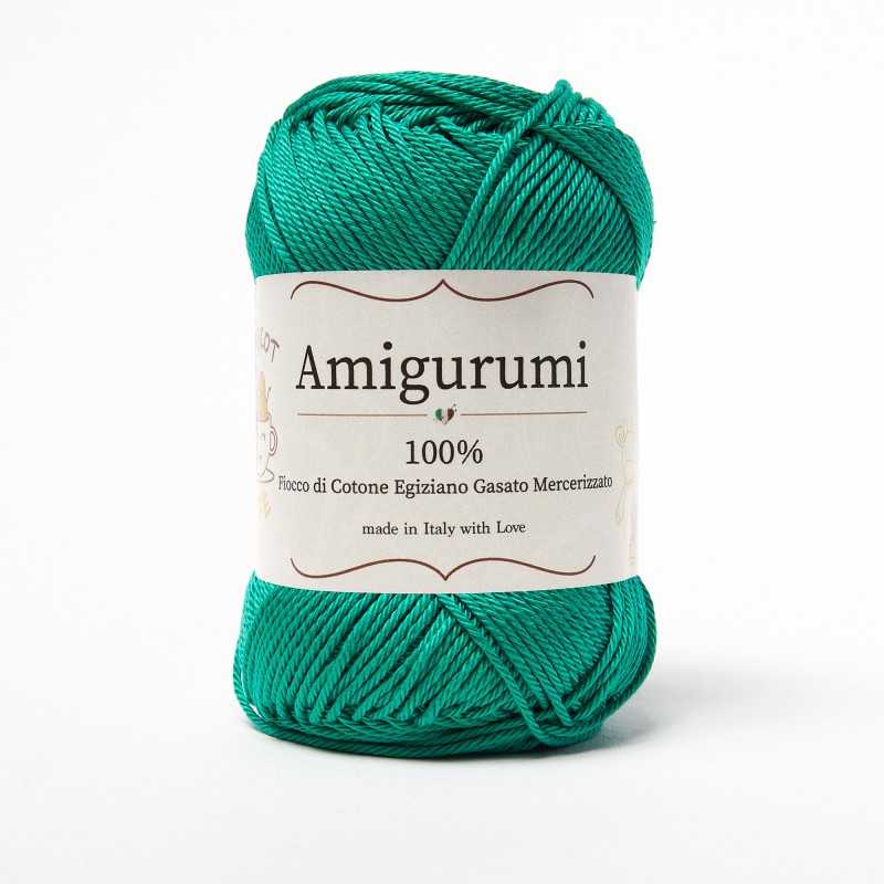 חוט כותנה מבריקה ואיכותית לסריגת בובות וחולצות 50g/136m AMIGURUMI