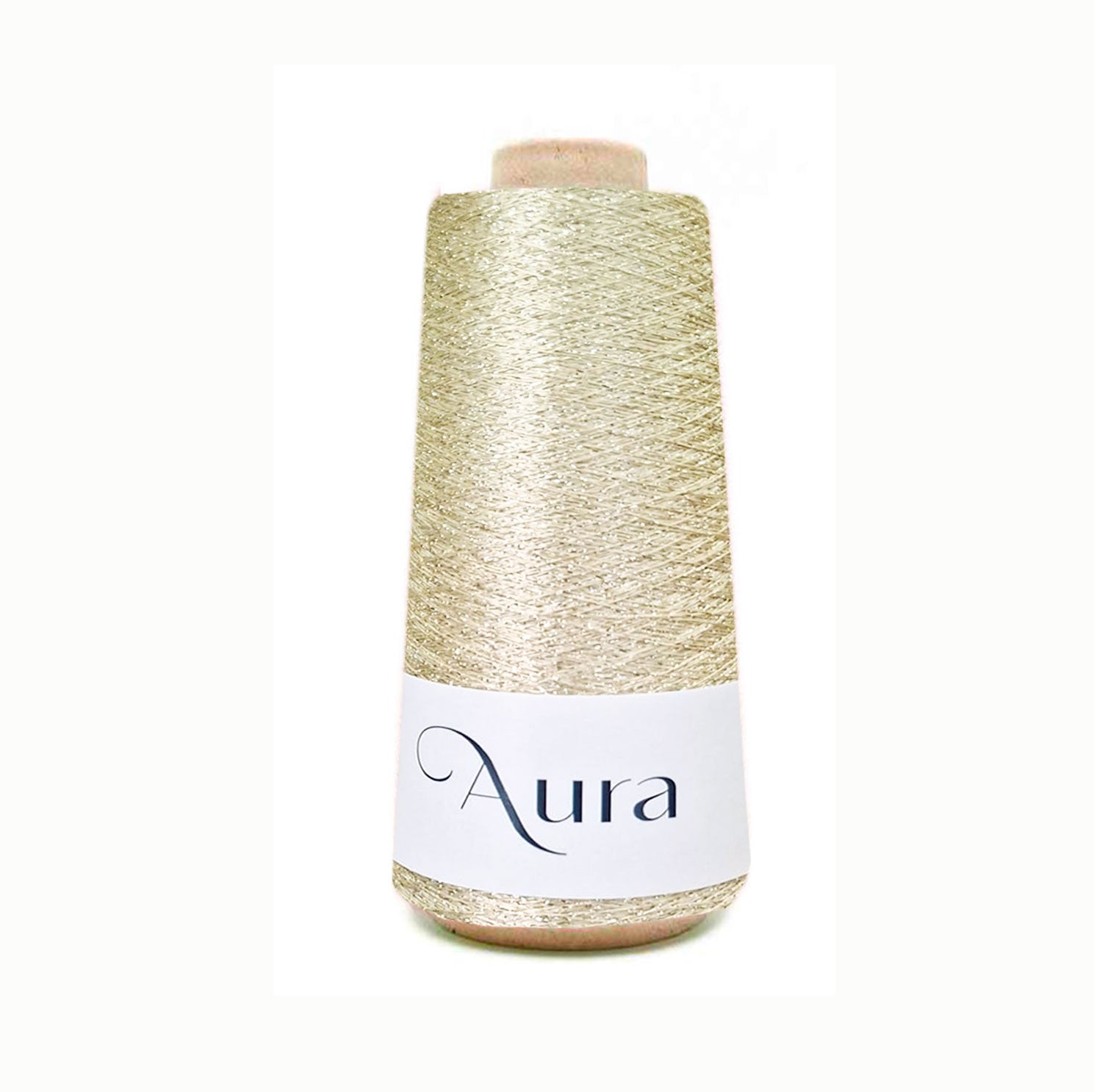 חוט לורקס זהב לסריגה ועבודות יד Aura – 100g/2100m