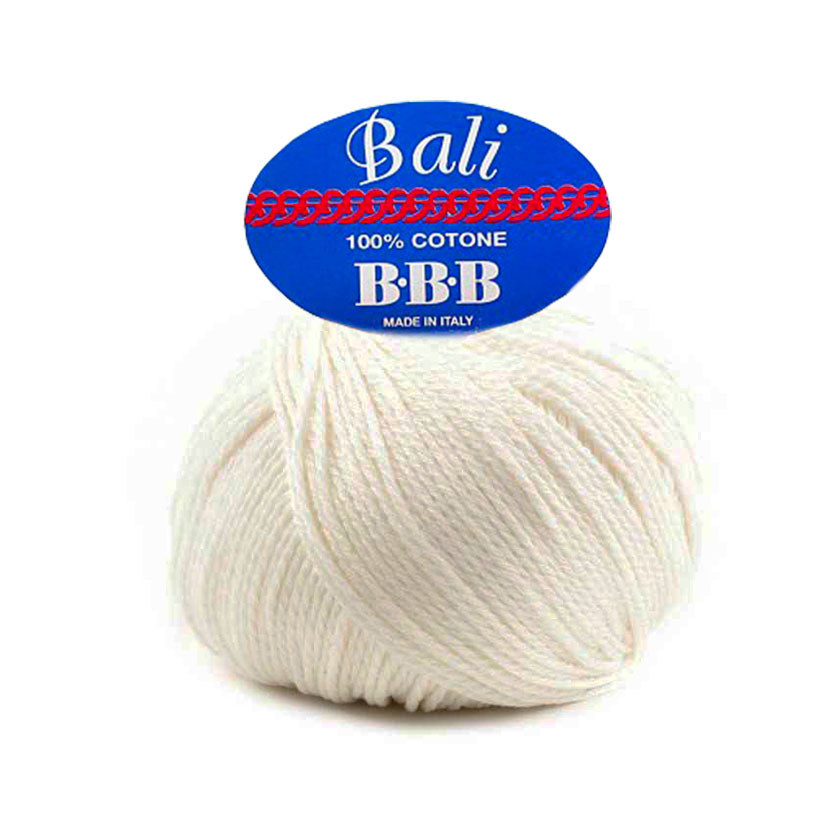 חוט כותנה איכותי לעונת מעבר וסריגת תיקים bali 100g/170m