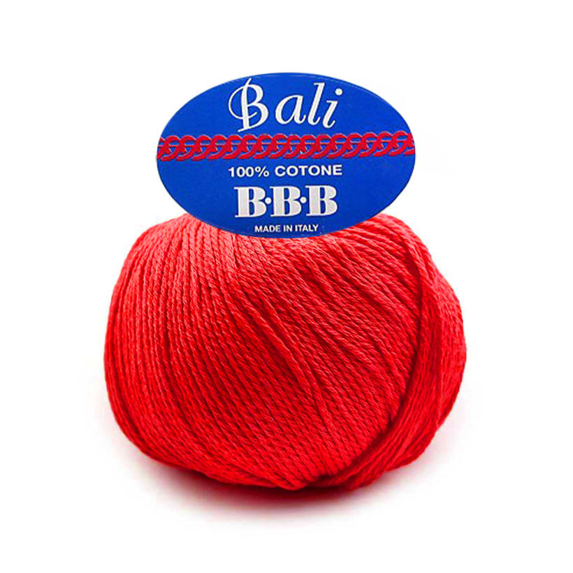 חוט כותנה איכותי לעונת מעבר וסריגת תיקים bali 100g/170m
