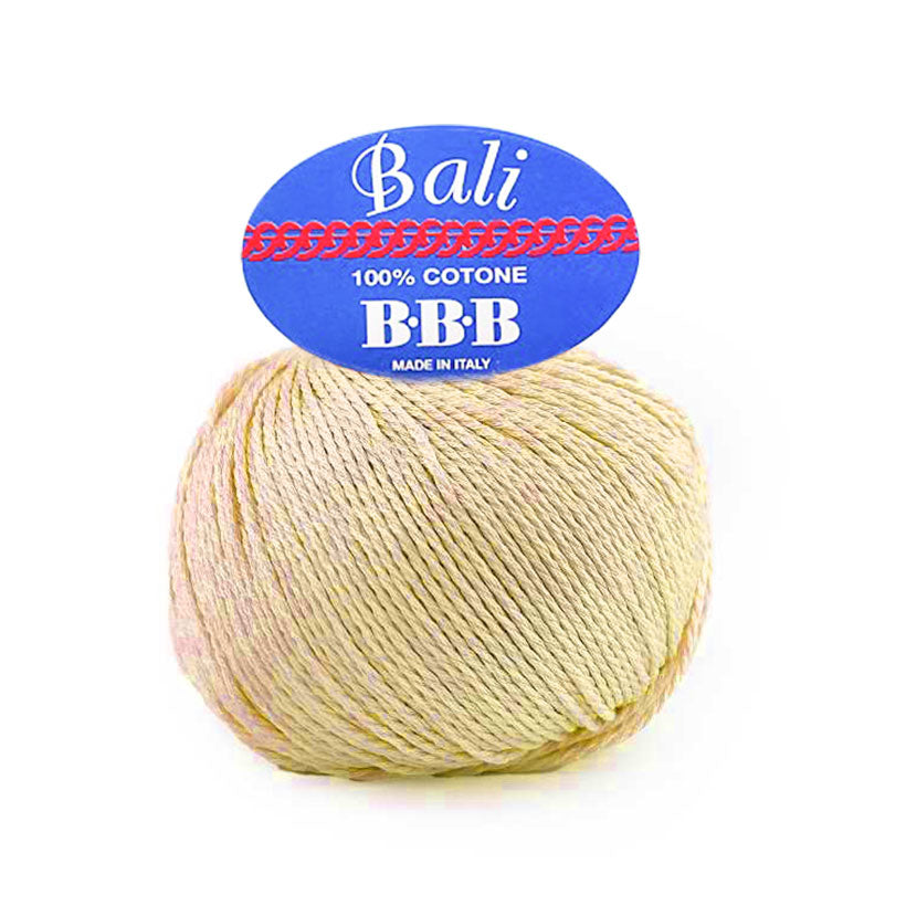 חוט כותנה איכותי לעונת מעבר וסריגת תיקים bali 100g/170m