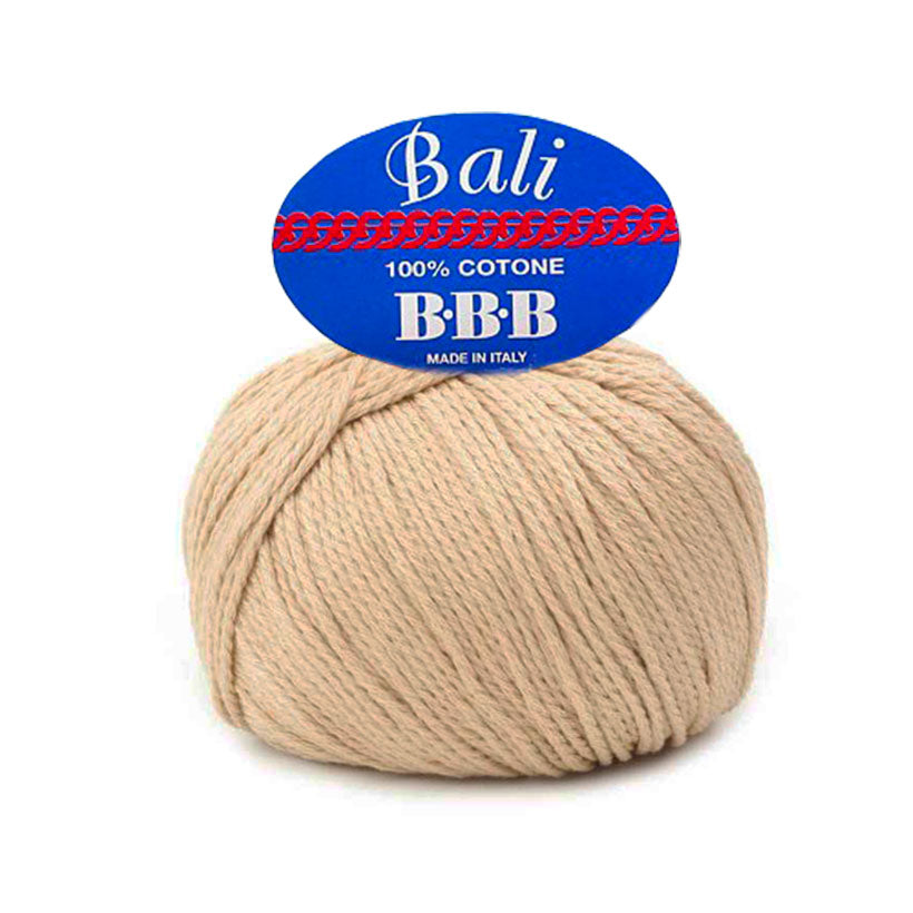 חוט כותנה איכותי לעונת מעבר וסריגת תיקים bali 100g/170m