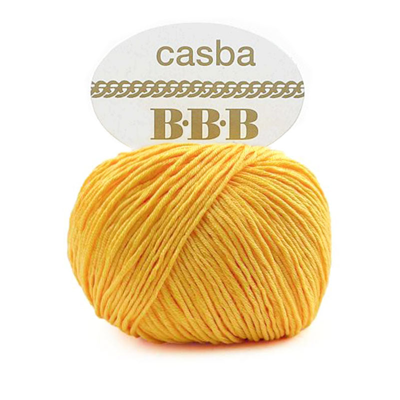 כסבה חוט כותנה מבריקה ואיכותית לסריגת יד CASBA 50g/127m