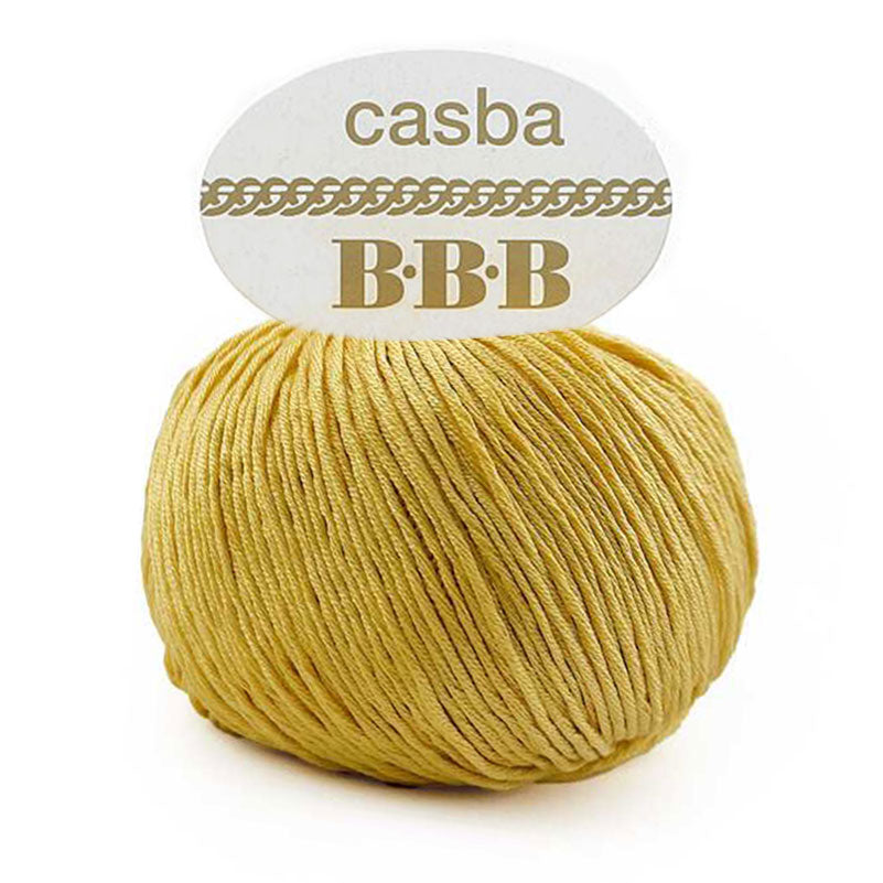 כסבה חוט כותנה מבריקה ואיכותית לסריגת יד CASBA 50g/127m