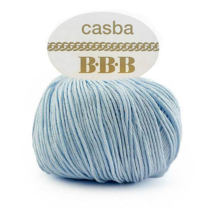 כסבה חוט כותנה מבריקה ואיכותית לסריגת יד CASBA 50g/127m