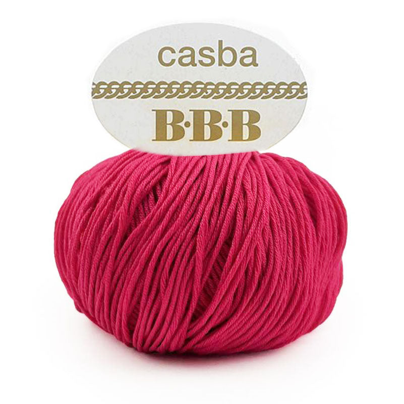 כסבה חוט כותנה מבריקה ואיכותית לסריגת יד CASBA 50g/127m
