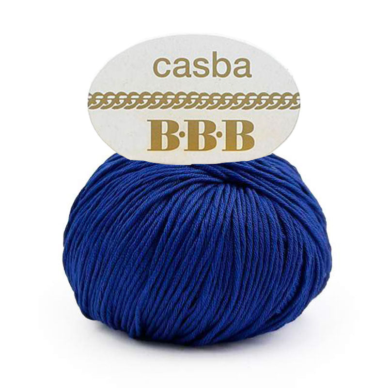 כסבה חוט כותנה מבריקה ואיכותית לסריגת יד CASBA 50g/127m