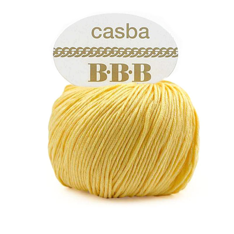 כסבה חוט כותנה מבריקה ואיכותית לסריגת יד CASBA 50g/127m
