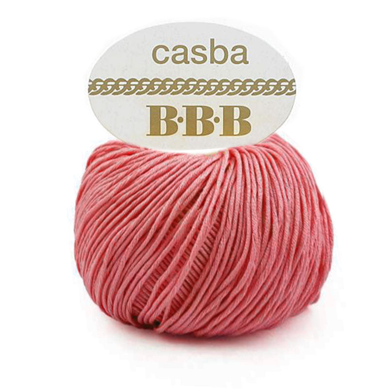 כסבה חוט כותנה מבריקה ואיכותית לסריגת יד CASBA 50g/127m