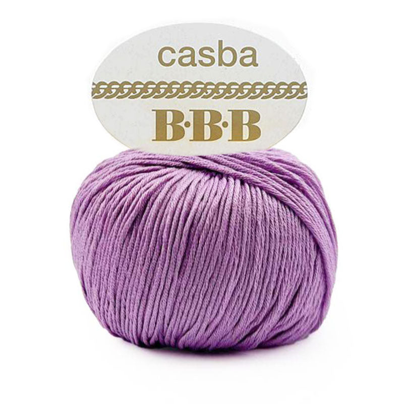 כסבה חוט כותנה מבריקה ואיכותית לסריגת יד CASBA 50g/127m
