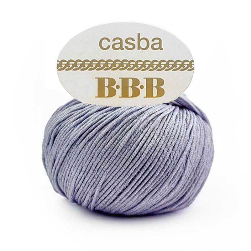 כסבה חוט כותנה מבריקה ואיכותית לסריגת יד CASBA 50g/127m