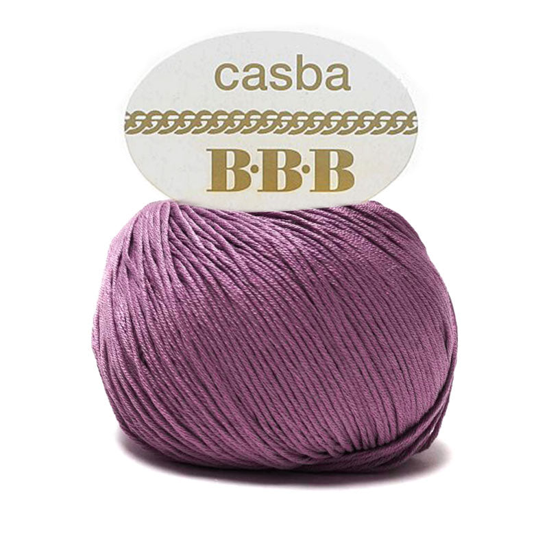 כסבה חוט כותנה מבריקה ואיכותית לסריגת יד CASBA 50g/127m