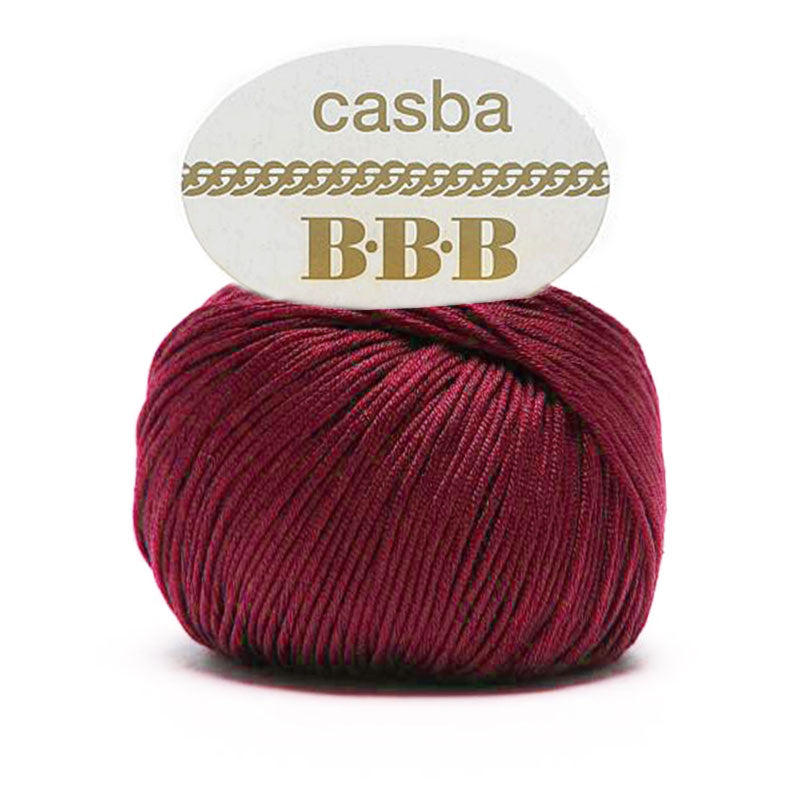 כסבה חוט כותנה מבריקה ואיכותית לסריגת יד CASBA 50g/127m