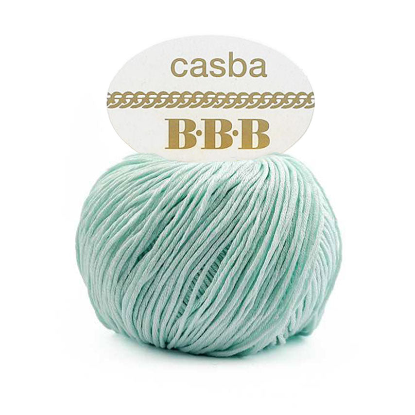 כסבה חוט כותנה מבריקה ואיכותית לסריגת יד CASBA 50g/127m