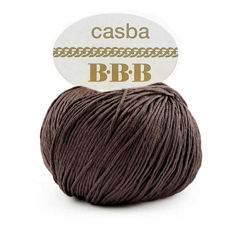 כסבה חוט כותנה מבריקה ואיכותית לסריגת יד CASBA 50g/127m
