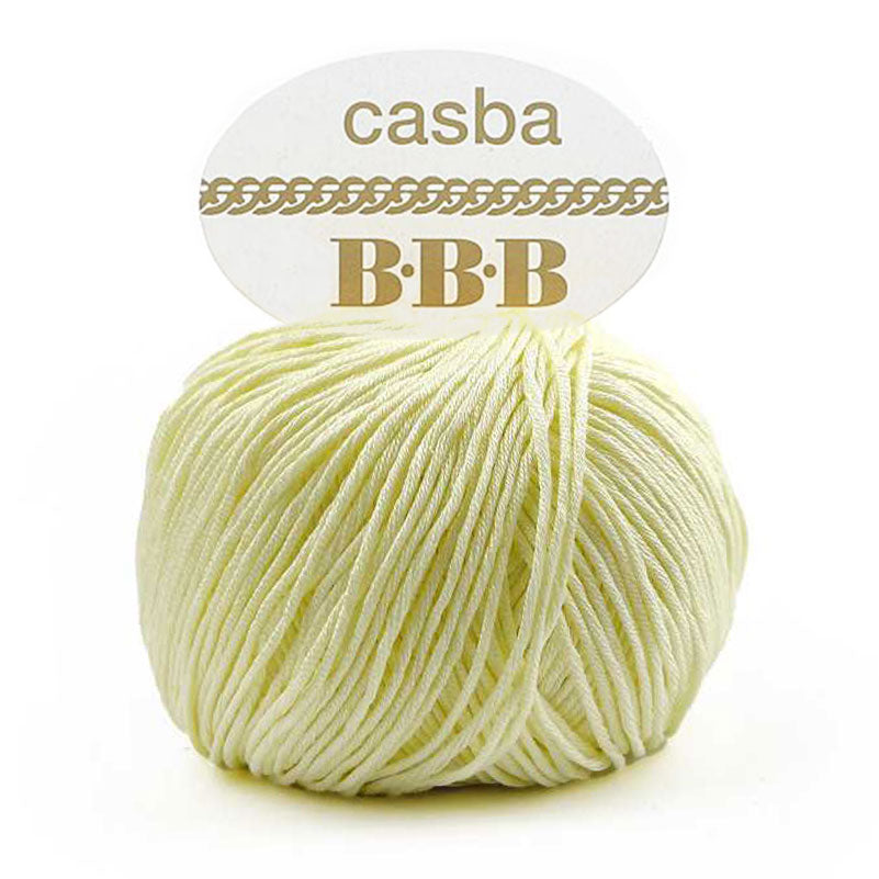 כסבה חוט כותנה מבריקה ואיכותית לסריגת יד CASBA 50g/127m