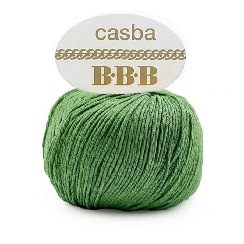 כסבה חוט כותנה מבריקה ואיכותית לסריגת יד CASBA 50g/127m