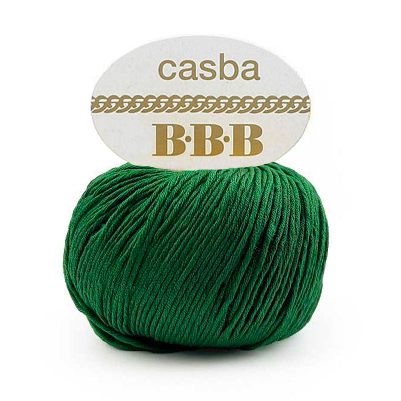 כסבה חוט כותנה מבריקה ואיכותית לסריגת יד CASBA 50g/127m