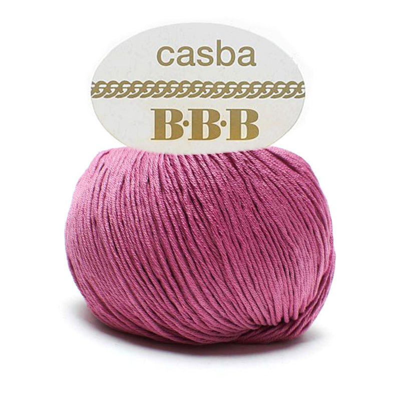 כסבה חוט כותנה מבריקה ואיכותית לסריגת יד CASBA 50g/127m