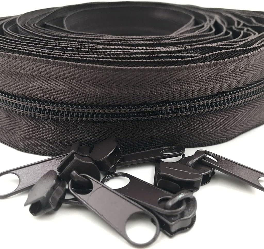 רוכסן בינוני/עבה לפי מטר לתפירת כיסוים בית וחוץ