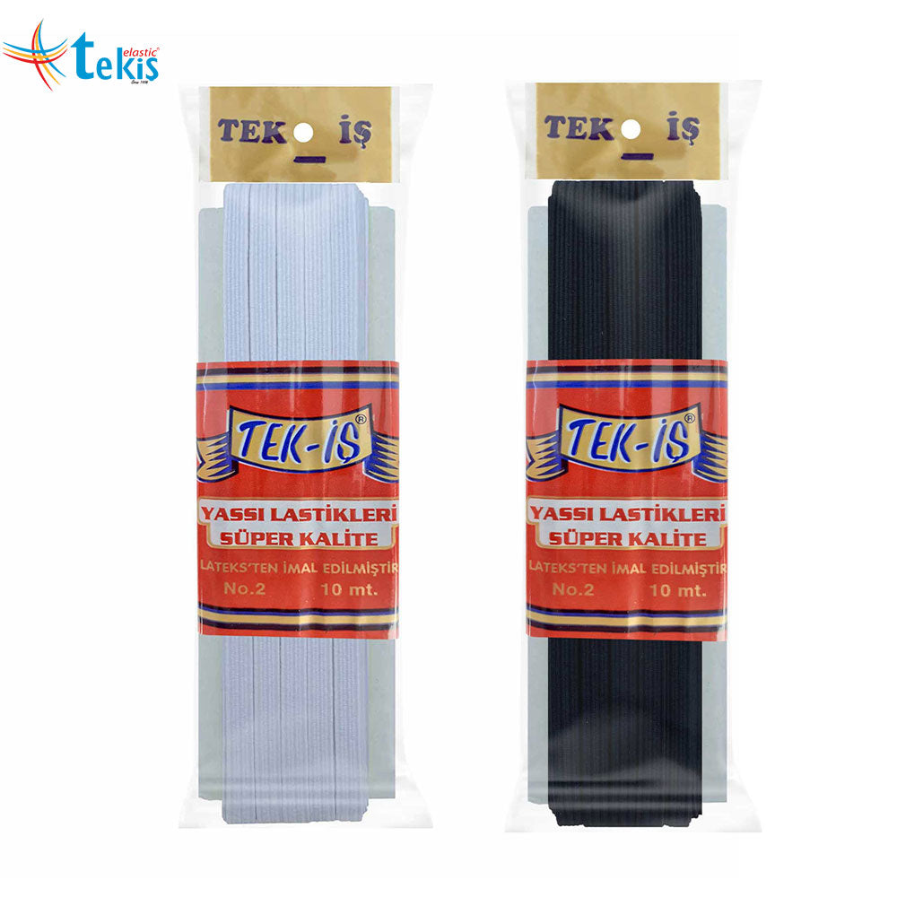 גומי לבן/שחור חבילה 10 מטר