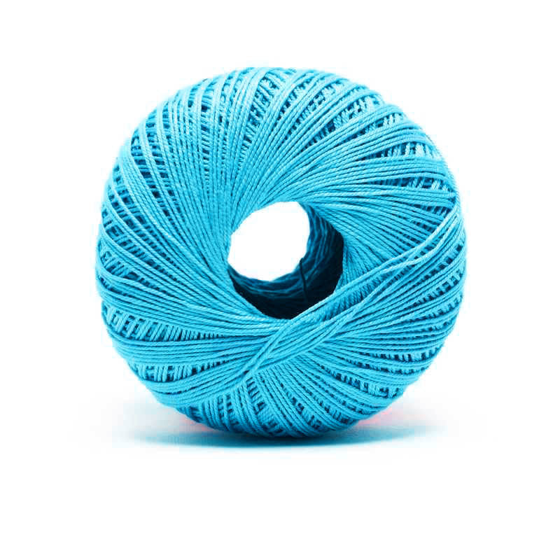 חוט כותנה דק לסריגה במסרגה אחת FILO DI SCOZIA N8 50g/338m