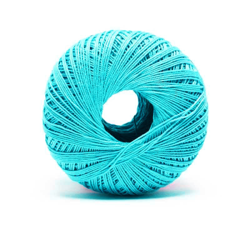 חוט כותנה דק לסריגה במסרגה אחת FILO DI SCOZIA N8 50g/338m