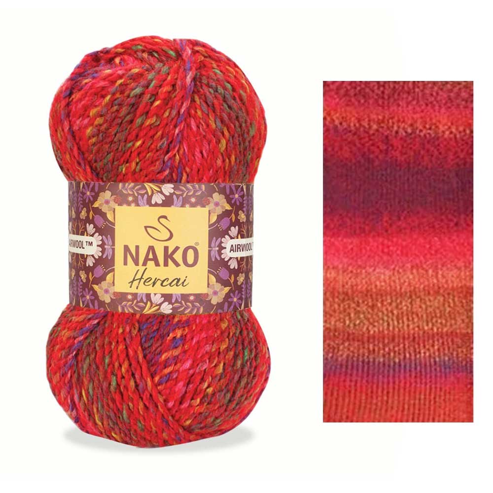 חג׳אי צמר עבה מחליף צבעים HERCAI