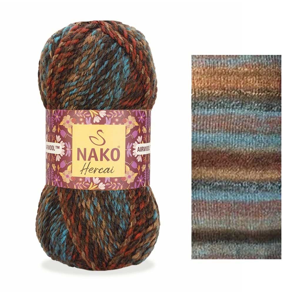 חג׳אי צמר עבה מחליף צבעים HERCAI