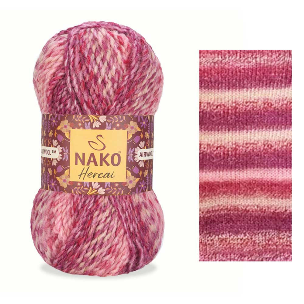 חג׳אי צמר עבה מחליף צבעים HERCAI