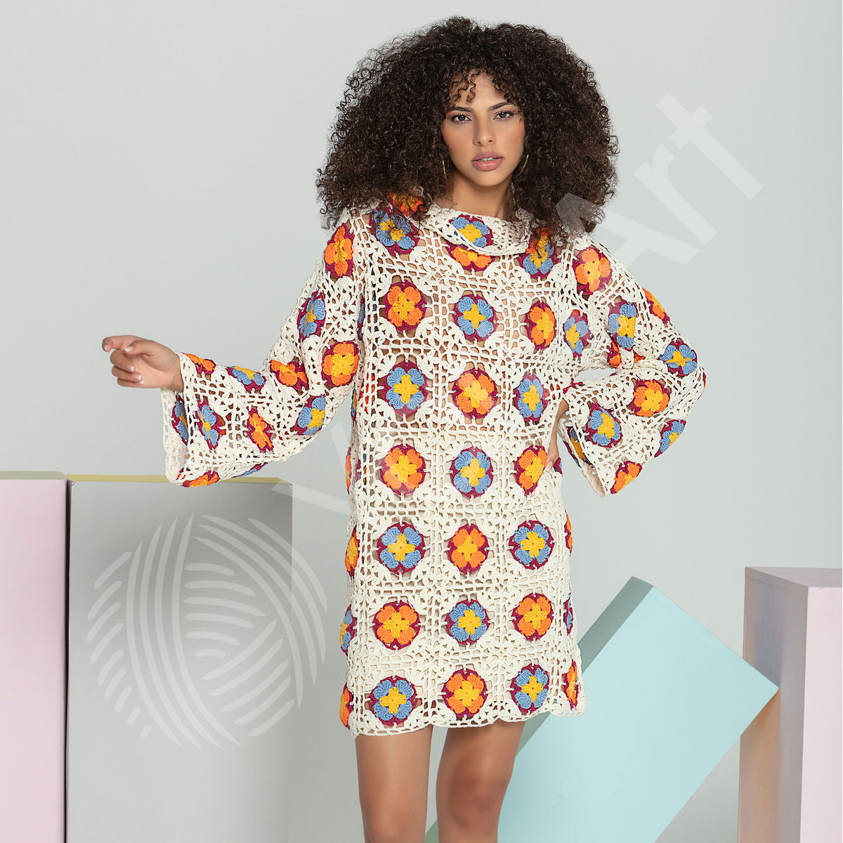 ג׳ינס חוטי כותנה למסרגות מס׳ 3-3.5 JEANS 50g/160m