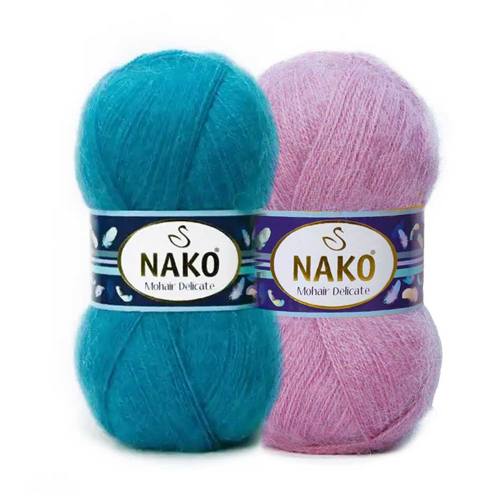 צמר מוהר רך ואווררי לסריגת שאלים MOHAIR DELICATE