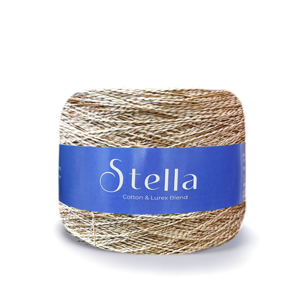 Stella כותנה איטלקית עם אפקט מלאנג׳ עדין ולורקס 100g/380m