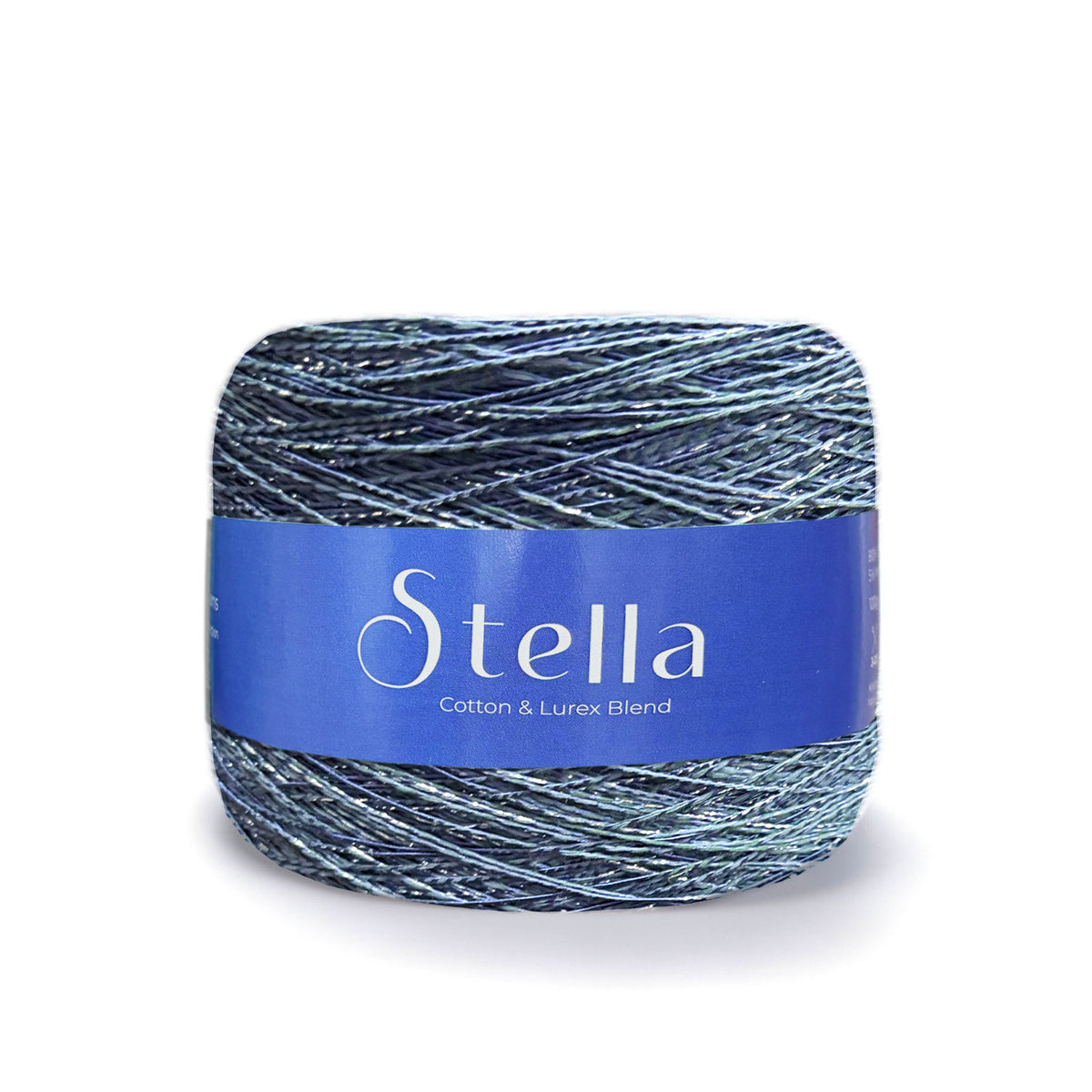 Stella כותנה איטלקית עם אפקט מלאנג׳ עדין ולורקס 100g/380m