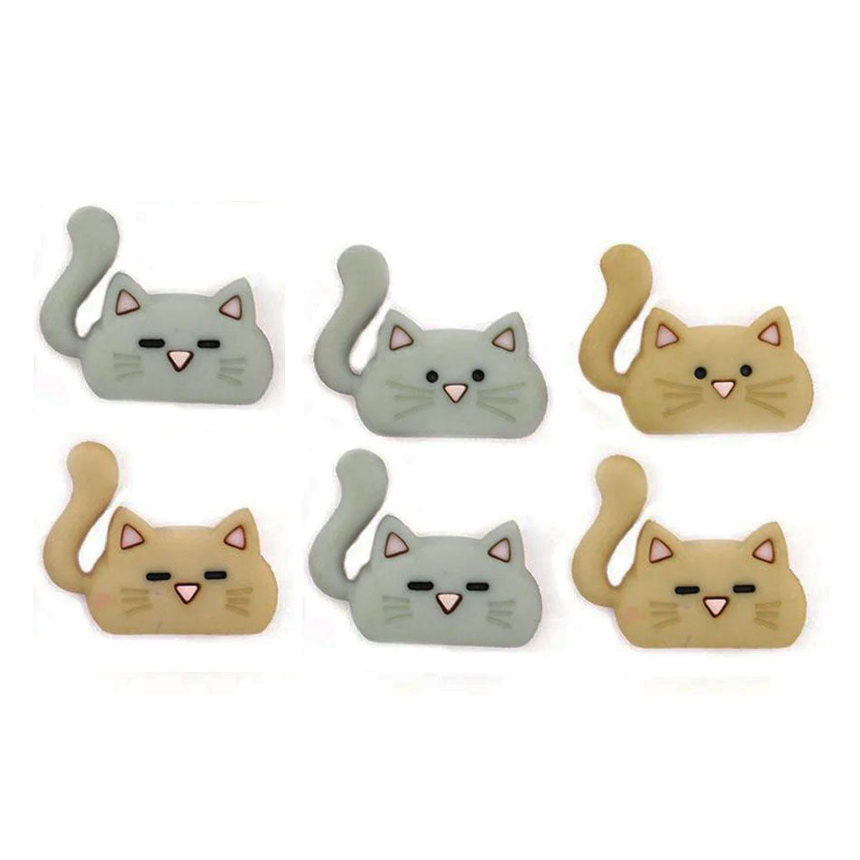 החתולים המגניבים - כפתורים מעוצבים