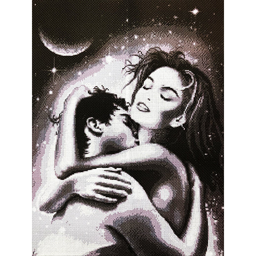 ערכת רקמה בד גבינה מודפס עם חוטים 115