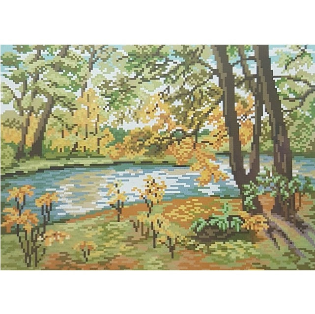 ערכת רקמה בד גבינה מודפס עם חוטים 116