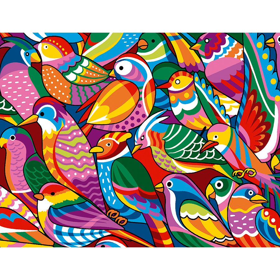 בד קנבס לרקמה עם ציור מודפס בגודל 50X65 ס״מ 133.3569