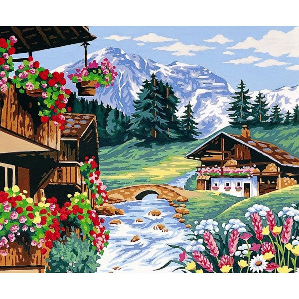 גובלן לרקמה עם ציור מודפס 134.5158