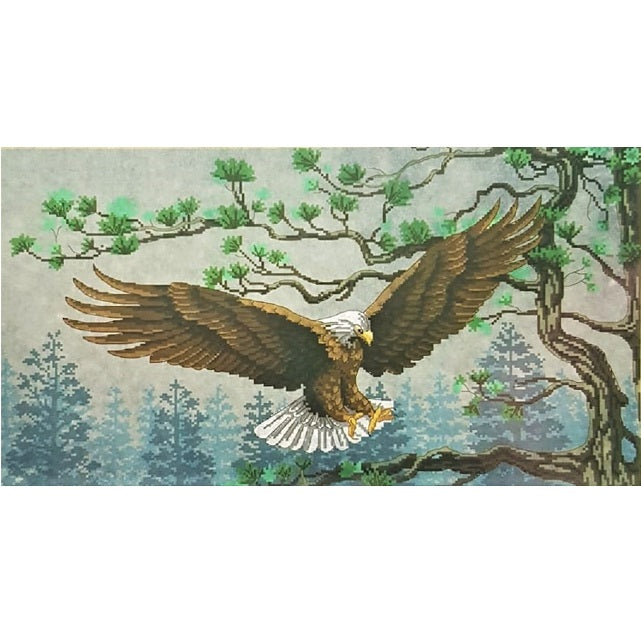 ערכת רקמה בד גבינה מודפס עם חוטים 146