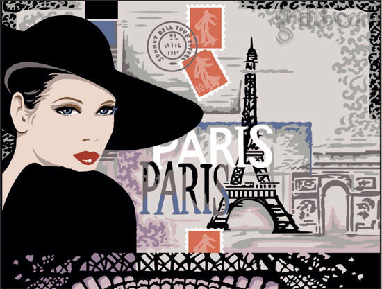 גובלן לרקמה עם ציור מודפס 152.28