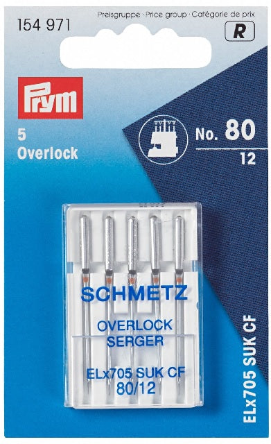 סט 5 מחטים אוברלוק PRYM